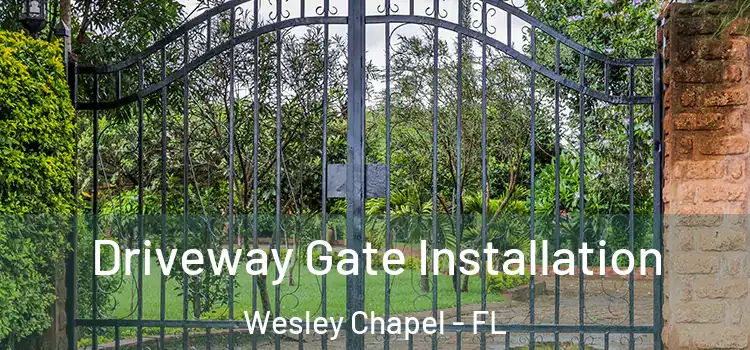 Driveway Gate Installation Wesley Chapel - FL